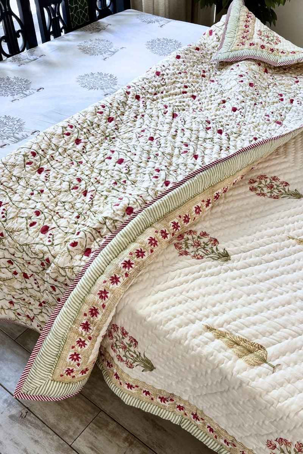 Rani Bagh Print Summer Quilt