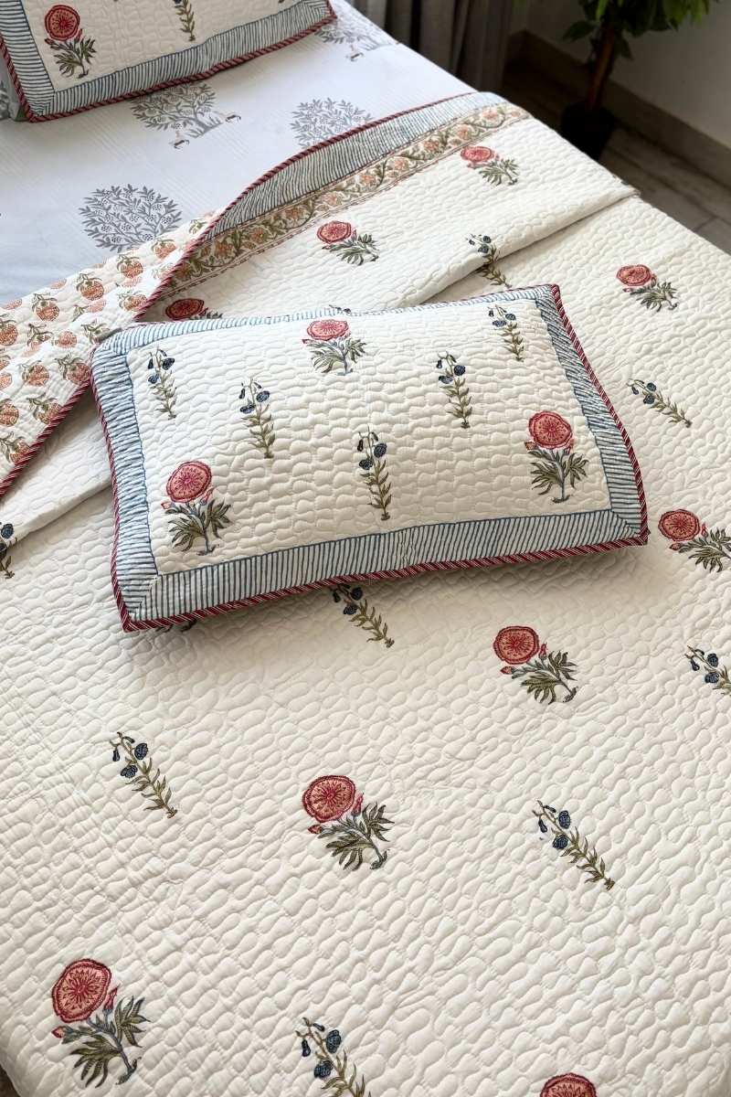 Amara Quilted Bedspread Set
