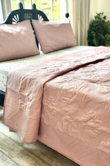 Moroccon Solid Luxury Bedcover Set