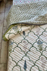 Samana Block Print Summer Quilt