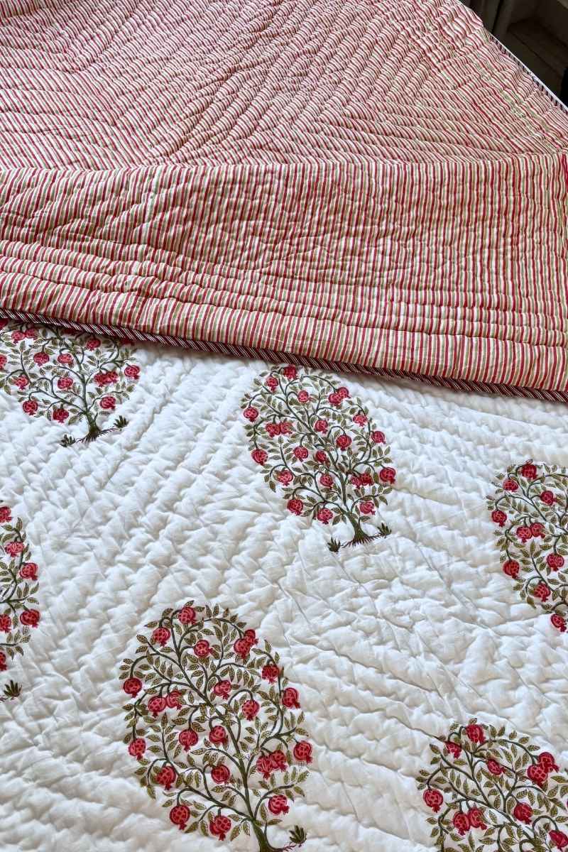Manila Tree Print Summer Quilt (Set of 2)