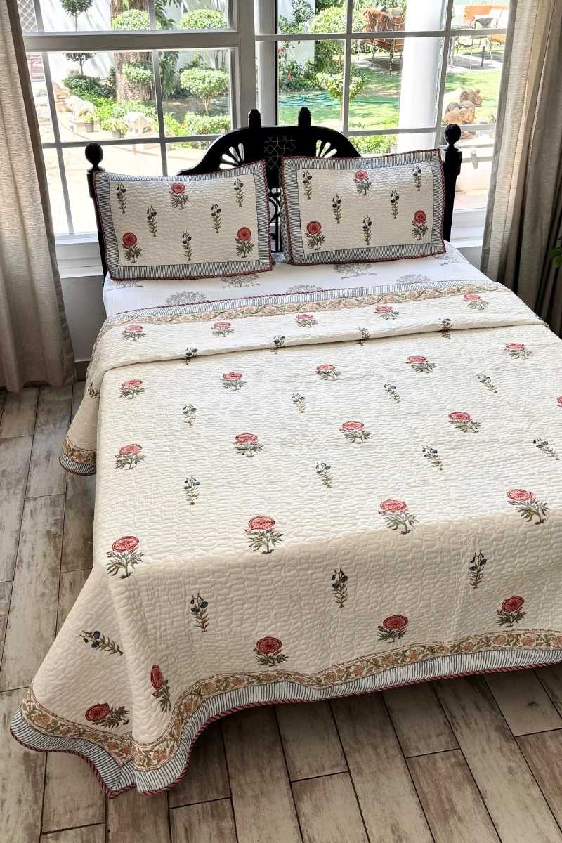 Amara Quilted Bedspread Set