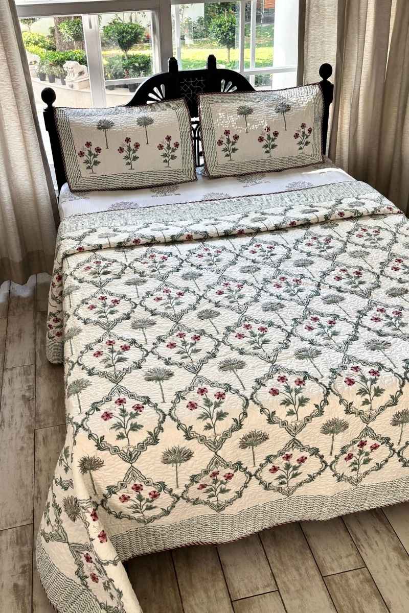 Mehraj Quilted Bedspread Set