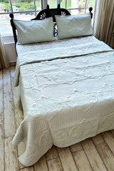 Sage Solid Luxury Bedcover Set