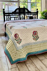 Madhuban Block Print Summer Quilt
