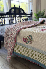 Madhuban Block Print Summer Quilt