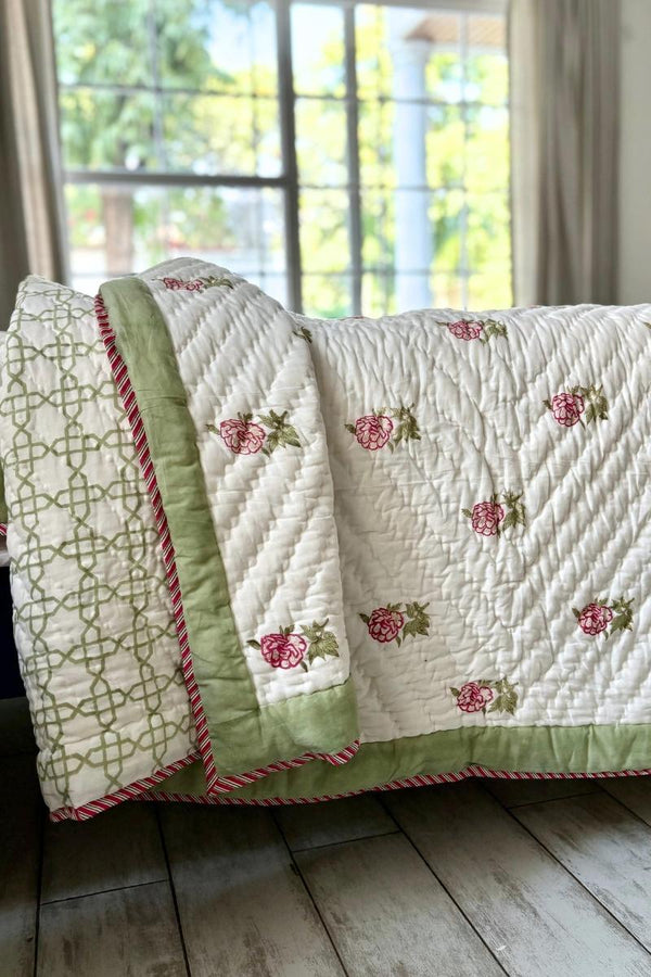 Lilyroz Print Summer Quilt (Set of 2)