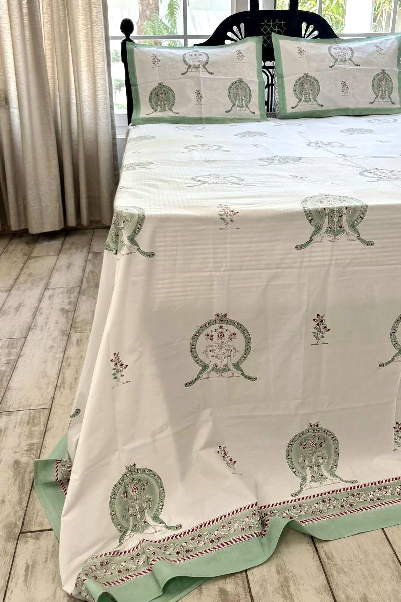 Maurya Print Bedsheet Set