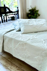 Sage Solid Luxury Bedcover Set