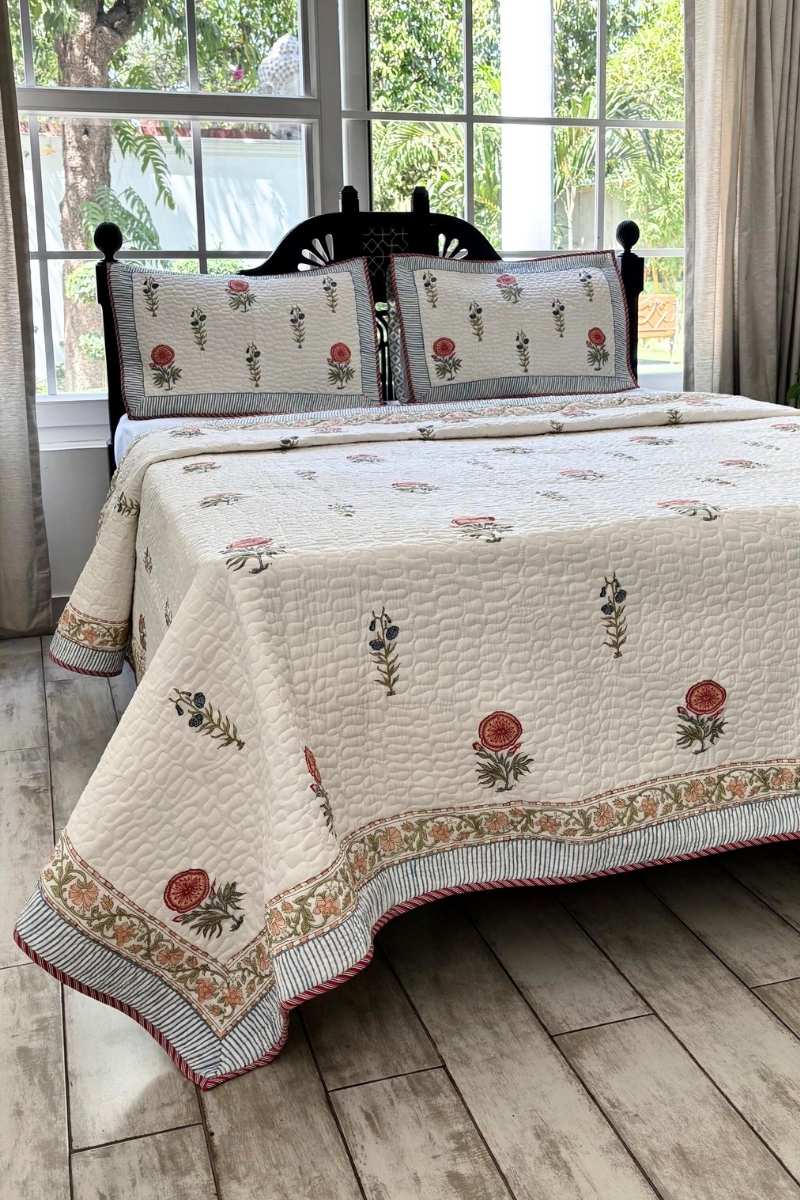 Amara Quilted Bedspread Set