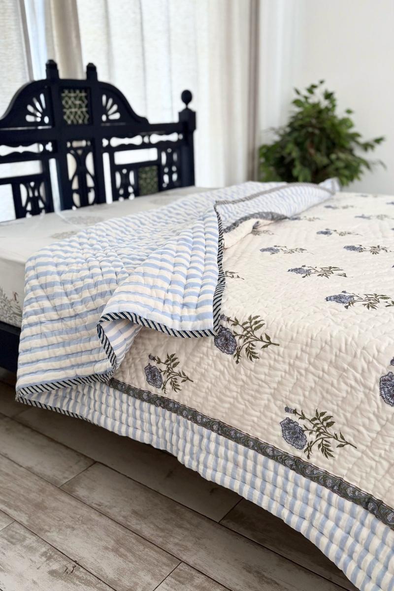 Mrigna Print Summer Quilt