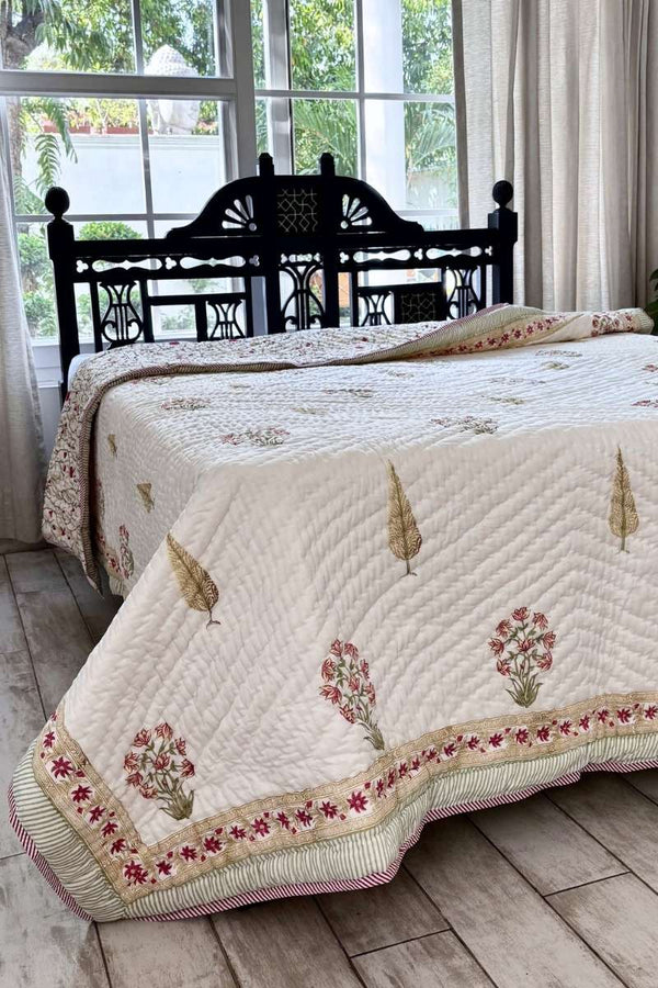 Rani Bagh Print Summer Quilt