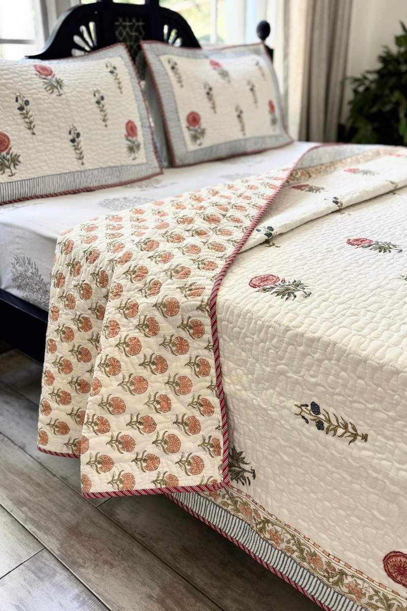 Amara Quilted Bedspread Set