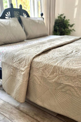 Greynord Solid Luxury Bedcover Set
