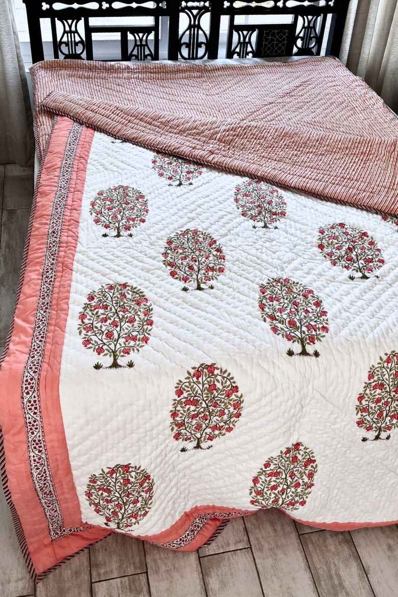 Manila Tree Print Summer Quilt (Set of 2)