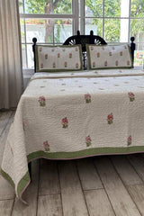 Roseate Quilted Bedspread Set