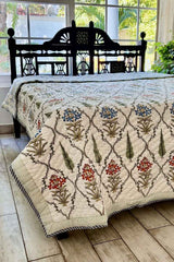 Gamze Gul Block Print Summer Quilt