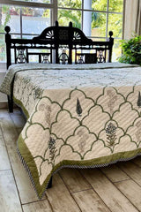 Samana Block Print Summer Quilt