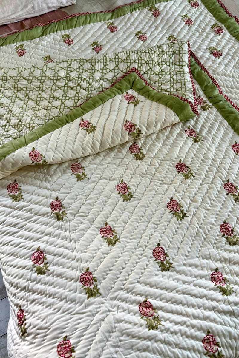 Lilyroz Print Summer Quilt (Set of 2)